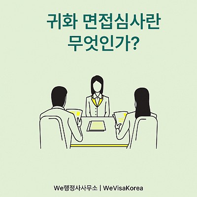 귀화면접심사란 무엇인가?