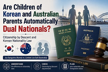 Are Children of Korean and Australian Parents Automatically Dual Nationals? Citizenship by Descent and Korean Nationality Law